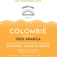 Cafés Ciel - COLOMBIE Excelso - 250g