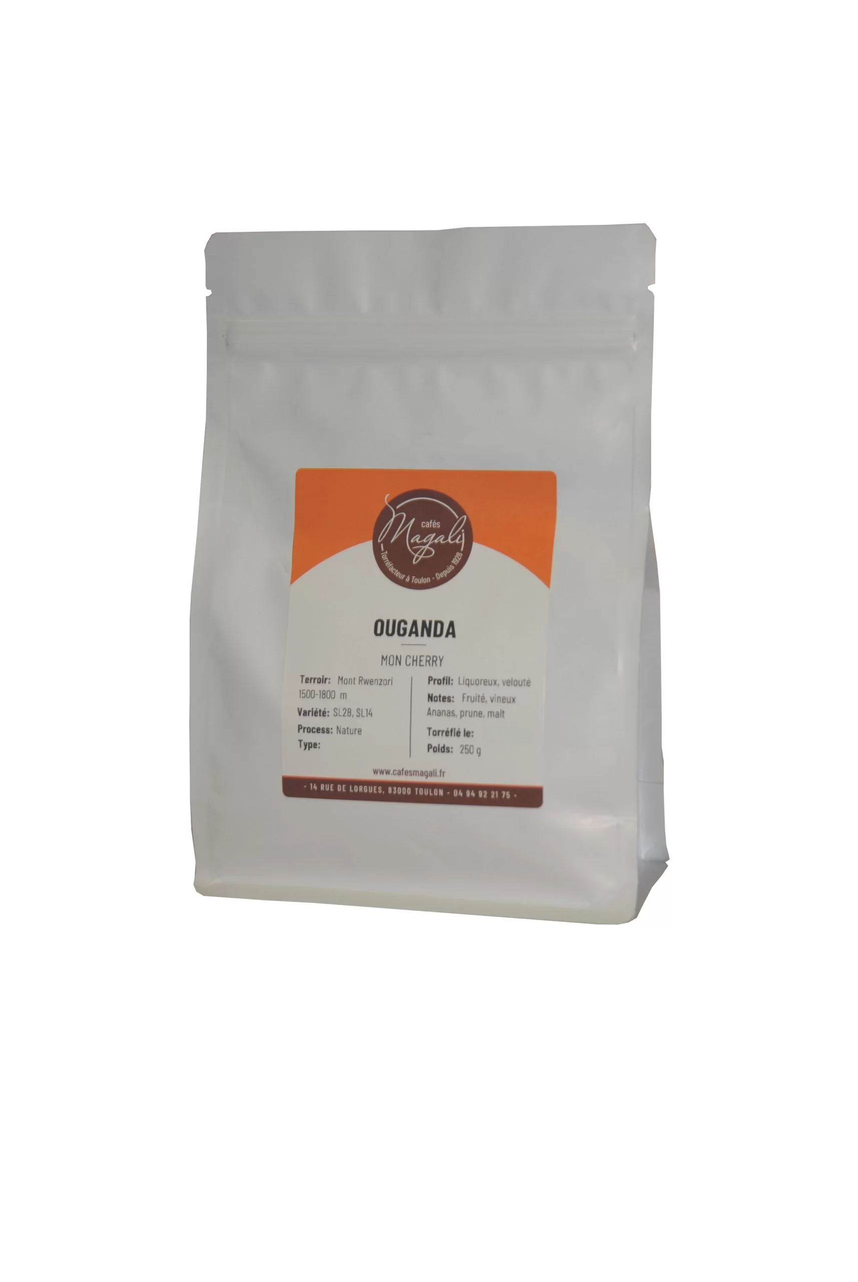 Cafés Magali - 0uganda - Mon Cherry - 250g